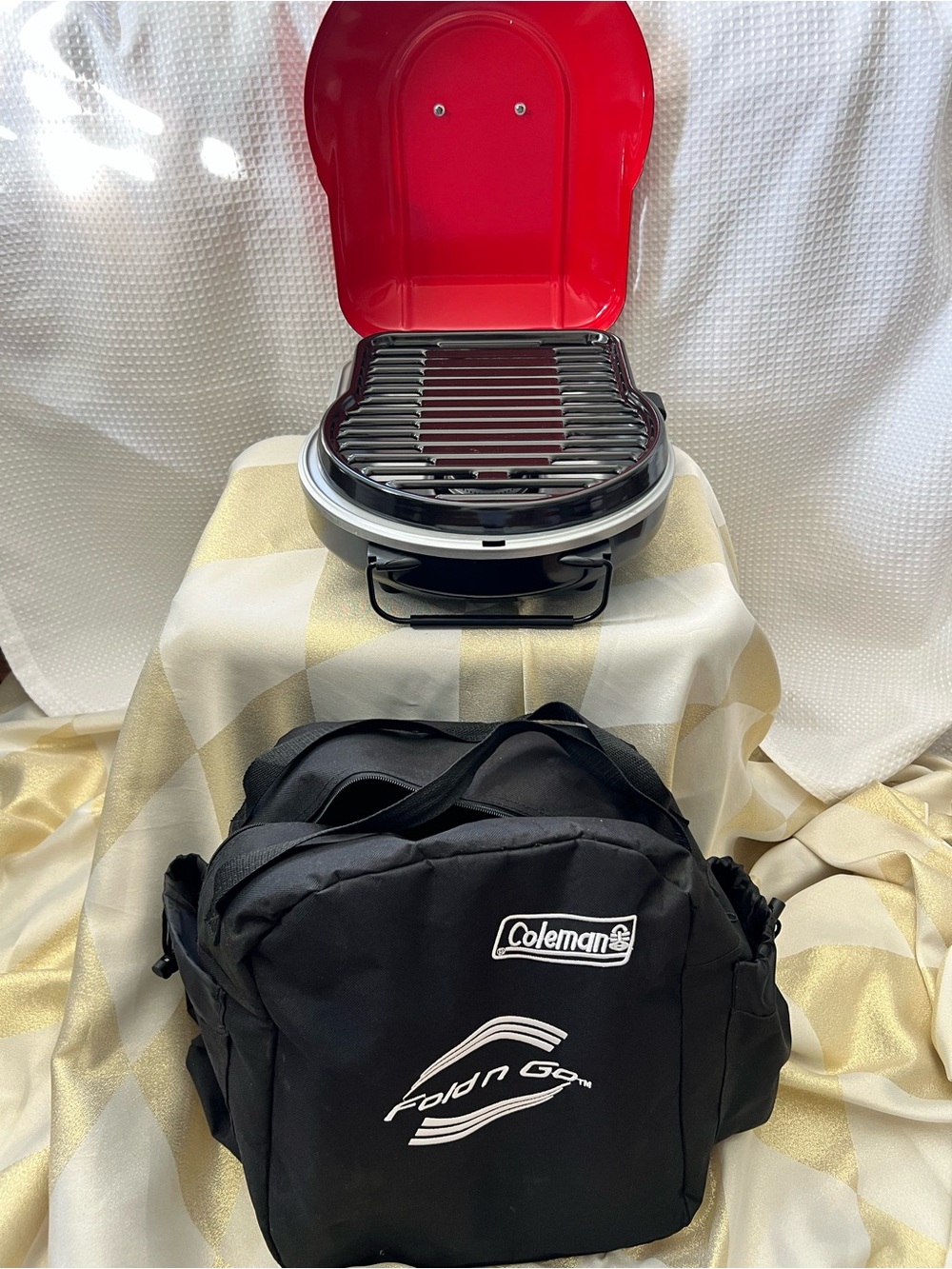 Coleman Black Fold N Go Grill Carry Bag